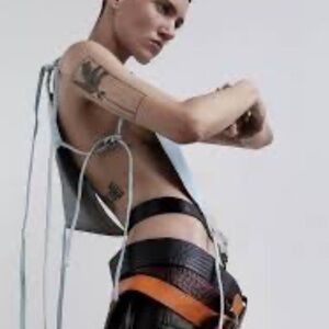 ACNE STUDIOS Gauguin Den PSS16 Strap Top